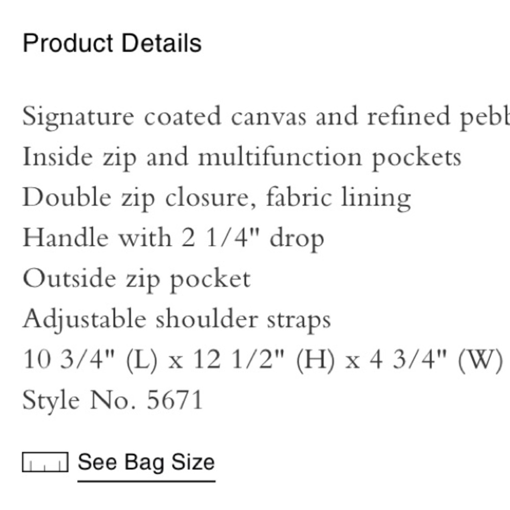 Authentic Coach backpack - Picture 6 of 6